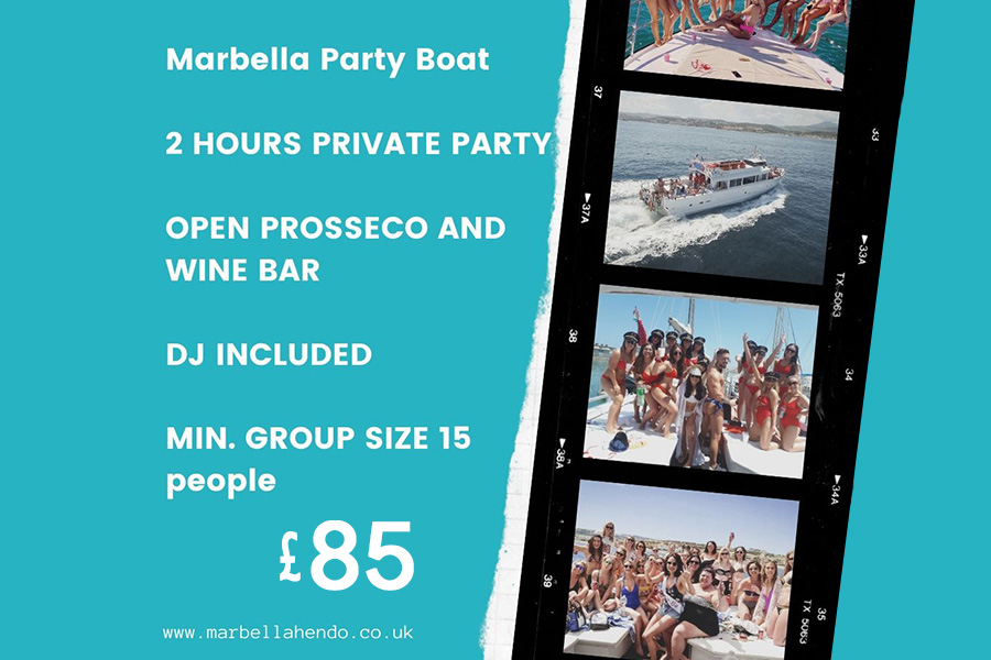 yacht party marbella